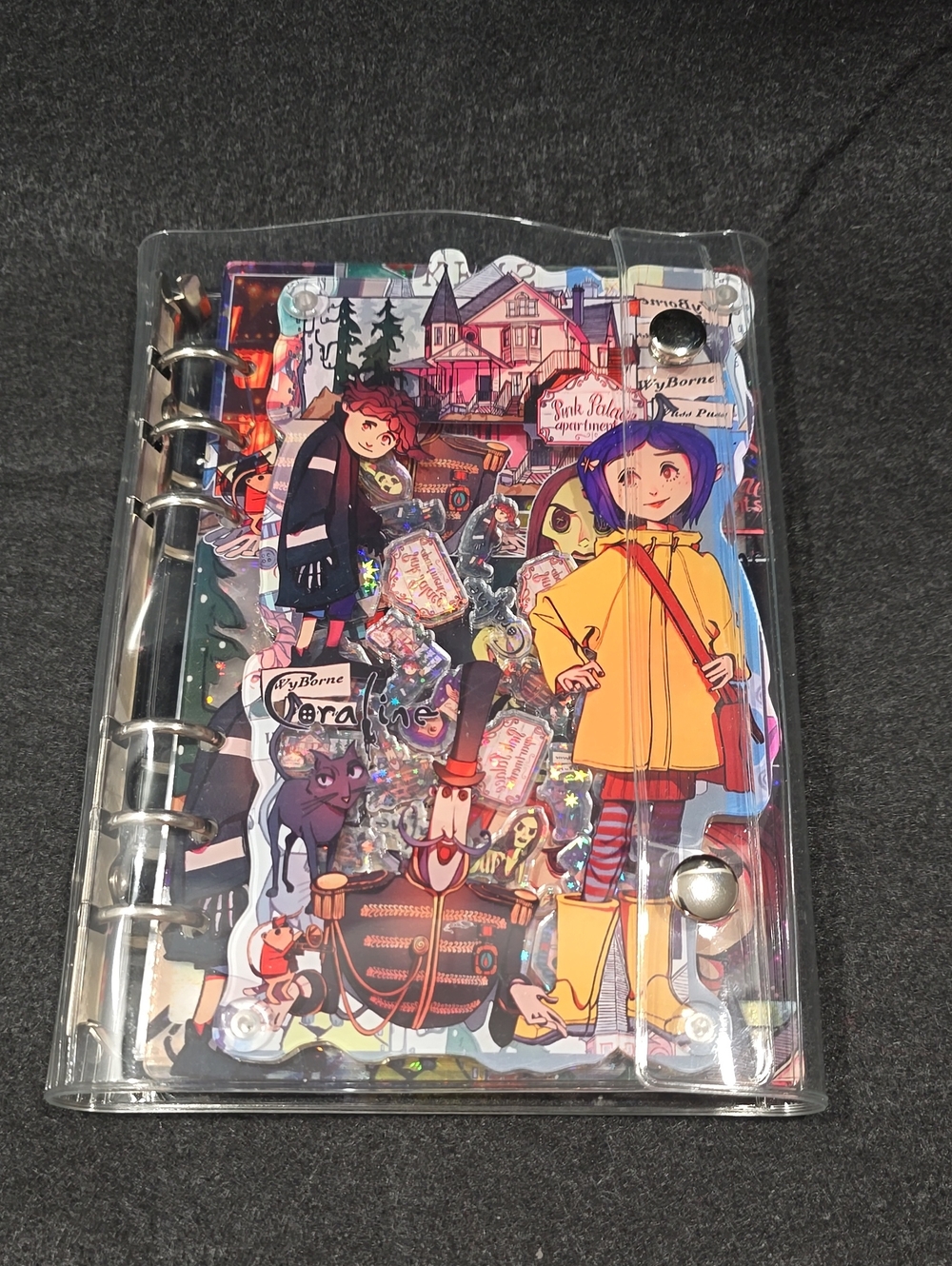 Coraline (Anime Style) A6 Acrylic Shaker Binder
